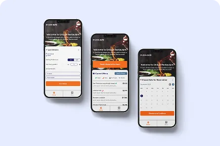 Unique Restaurant project preview