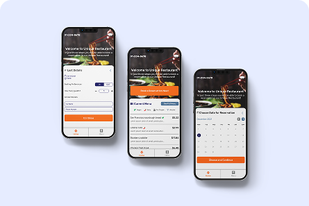 Unique Restaurant project preview